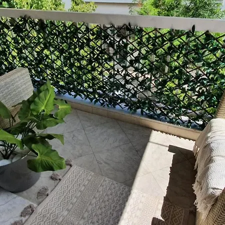 Sea View Across The Golden Bay Beach, Cosy Sunny, Spacious In Aretsou Kalamaria Apartment