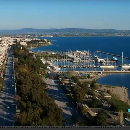 Apartment Sea View Across The Golden Bay Beach, Cosy Sunny, Spacious In Aretsou Kalamaria Thessaloniki