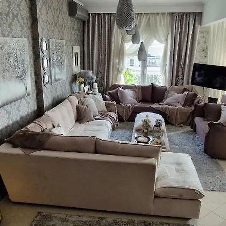 Sea View Across The Golden Bay Beach, Cosy Sunny, Spacious In Aretsou Kalamaria Apartment